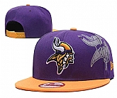 Vikings Team Logo Purple Adjustable Hat GS,baseball caps,new era cap wholesale,wholesale hats